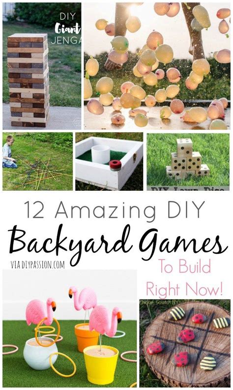 summer projects backyard projects projects to try craft projects craft ideas backyard games