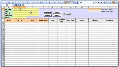 6 Tracking Excel Template Excel Templates