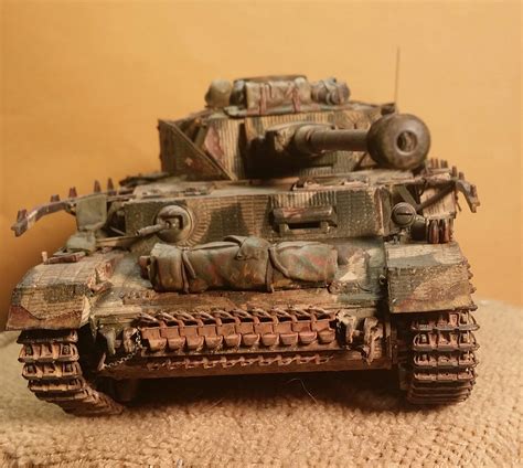 German Panzer Iv Tank Plastic Model Military Vehicle Kit 135