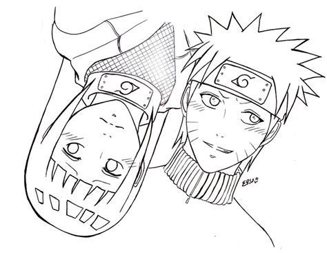 Imagenes De Naruto Y Hinata Para Colorear Dibujos De Naruto Para