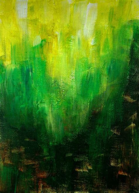 Abstract Green Acrylic Painting Painting Acrylic Painting Abstract