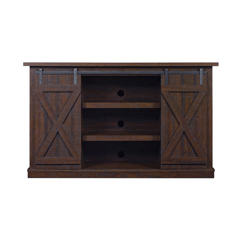 Twin Star Home Terryville Barn Door Tv Stand For Tvs Up To 60