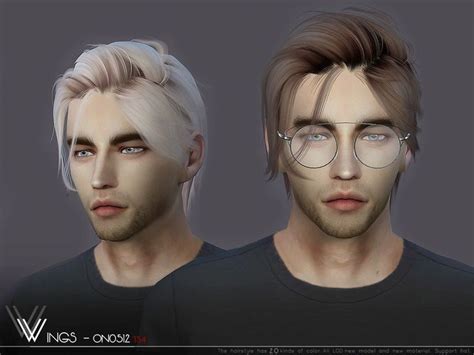 Wingssims Wings On0512 Sims 4 Hair Male Sims Hair Mens Hairstyles