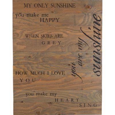 Make an impact with height if you've followed me for any amount of time, you know i love decor that makes a big impact. FiresideHome "You Are My Sunshine" Wooden Pallet Sign Wall ...