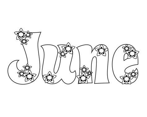 Unique June Coloring Pages You Will Definitely Love Free Coloring