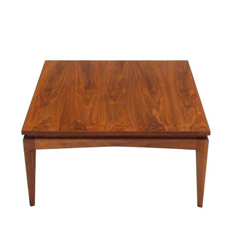 Weston home factory rectangle wood coffee table. Nice Solid Design Square Walnut Coffee Table For Sale at ...