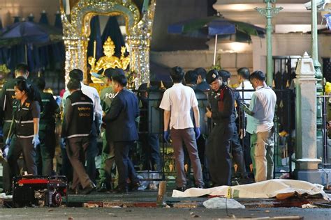 First Person Horror On Holiday As Bangkok Tourists Encounter Blast