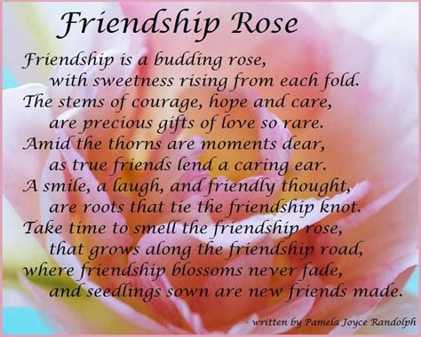 Friendship Rose An Original Poem About Friends And Friendship