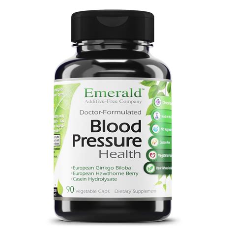 Emerald Labs Blood Pressure Health With Ginkgo Biloba And Hawthorne