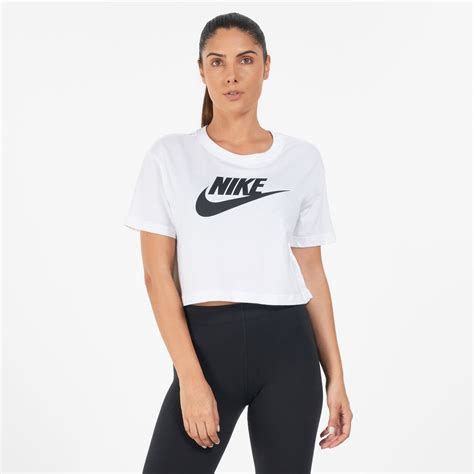Nike Womens Sportswear Essential Futura Cropped T Shirt T Shirts
