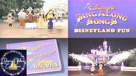 Disneys Sing Along Songs Disneyland Fun Vhs Tape Vintage Etsy Australia