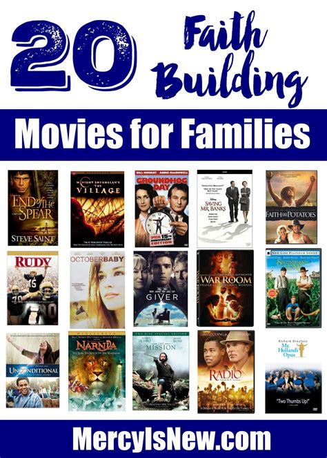 We've got classics, disney favorites, newcomers and by allie early, hannah doolin, danielle valente and time out editors posted: 20 Faith Building Movies for Families in 2020 ...