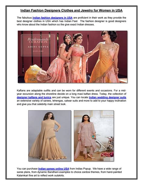 Fashion Designer Brands In India