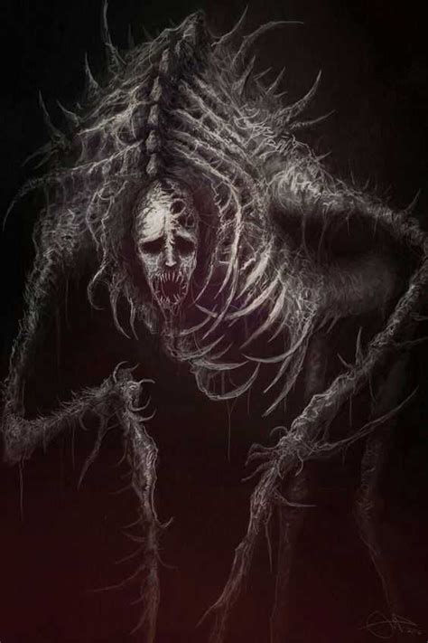 Nightmare Fuel Dump Creature Art Scary Art Dark Creatures