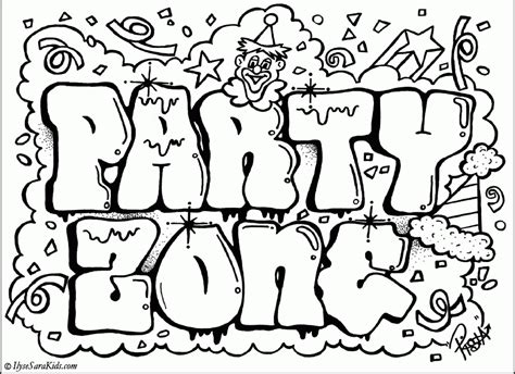 Graffiti Coloring Pages - Free Coloring Pages For KidsFree - Coloring Home