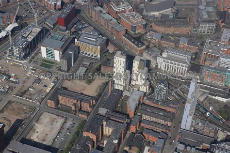 Aerial Photography Of Manchester Old Industrial Heritage Area Of The