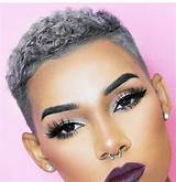 Short hairstyles are gorgeous and contemporary. Pin by Detrel H. on au naturel | Black women short ...