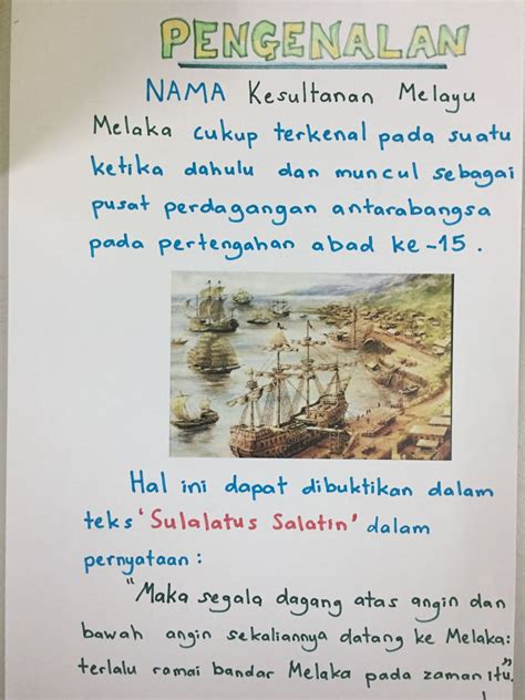 Kesultanan melayu melaka merupakan sebuah kesultanan melayu yang tertua dalam sejarah malaysia. ~ ACCOUNTING 2 COOKING ~: Buku Skrap Sejarah Tahun 4 (2020 ...