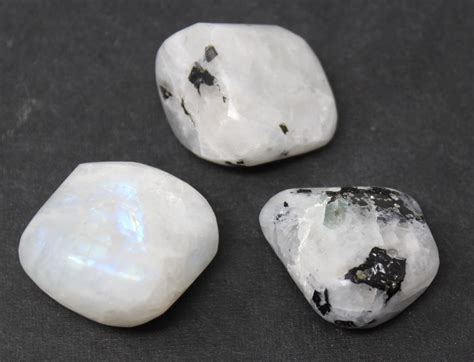 Rainbow Moonstone Tumbled Stones 075 1 Choose 4 Oz 8 Oz Or 1 Lb