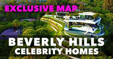 Map Of The Stars Homes Beverly Hills Vmartindesign