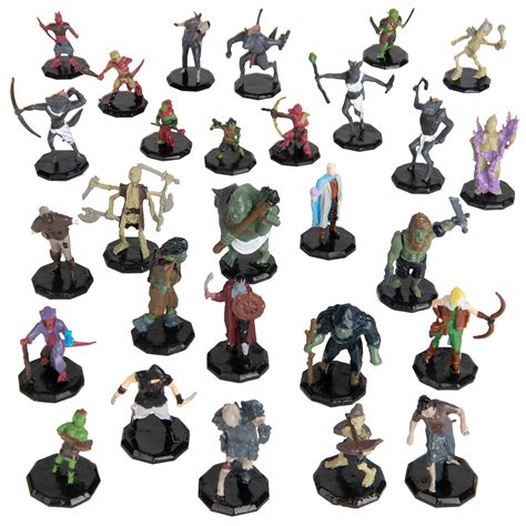 Buy 28 Fantasy Mini Figures All Unique Designs 1 Hex Sized