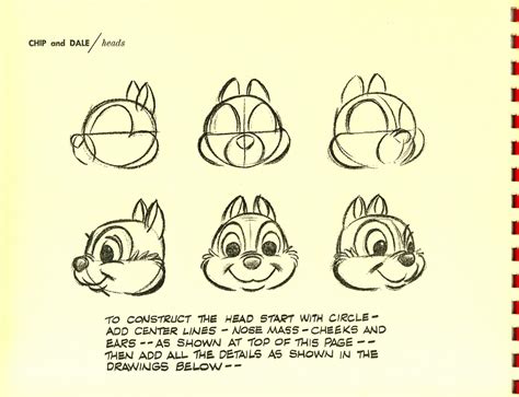 Cretive Diney Fn How To Draw Chip And Dale