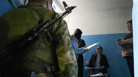 Ukraine War Final Day Of Discredited Voting In Russian Held Ukraine BBC News