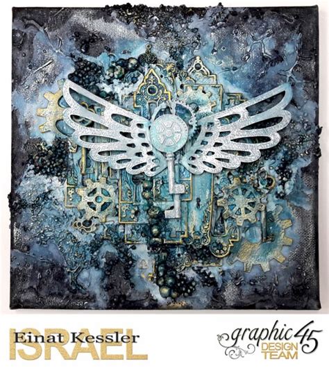 Mixed Media Canvas Staples By Einat Kessler Product By Graphic 45 Photo