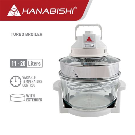 Hanabishi Turbo Broiler With Extender Convection Oven Htb 130 Shopee