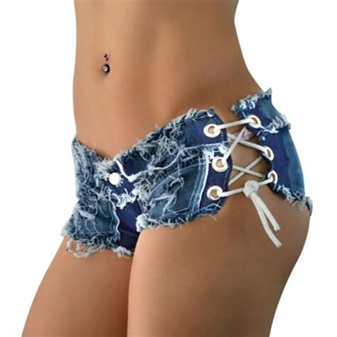 Lisli Women Sexy Cut Off Low Waist Denim Jeans Shorts Mini Hot Shorts For Women 01b0636 Denim