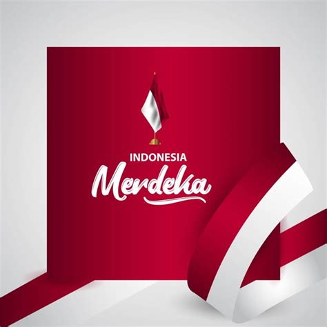 Free for commercial use high quality images Indonesia Merdeka Flag Vector Template Design Illustration ...