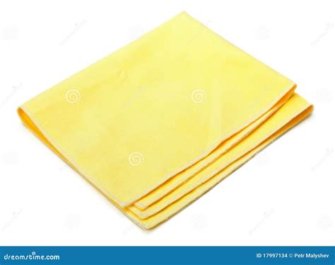 Yellow Microfiber Duster Stock Photo Image Of Textile 17997134