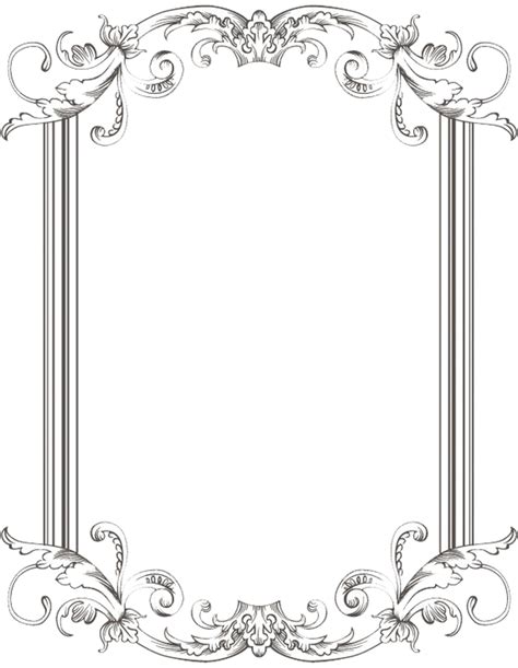 Vintage black frame png, Vintage black frame png Transparent FREE for png image
