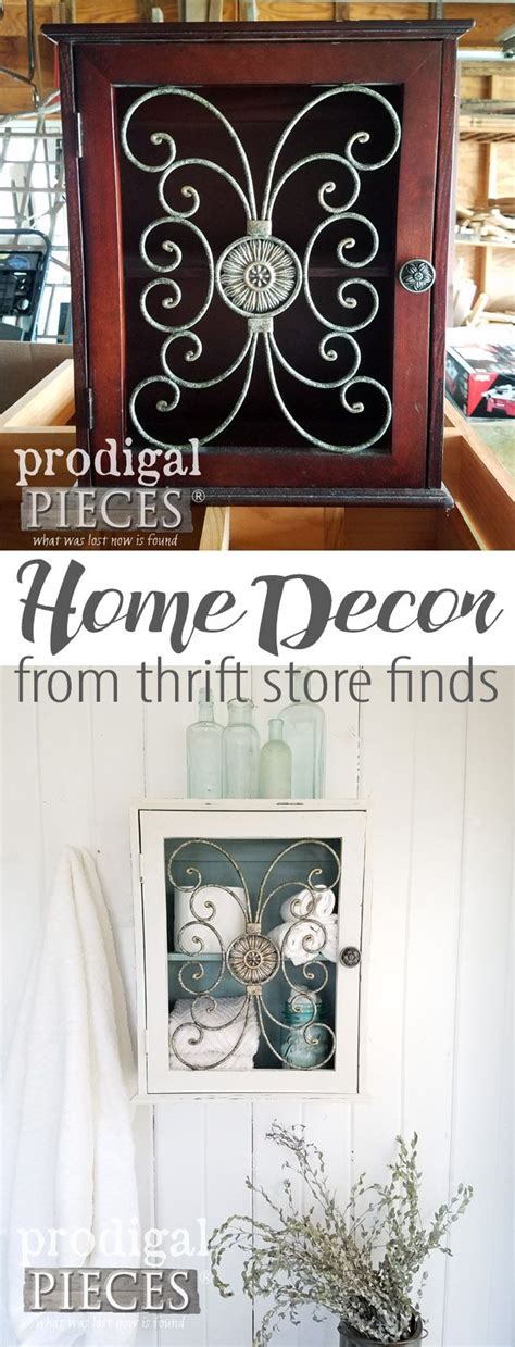 Repurpose a small desk clock from the thrift store into a fun, adorable diy birdhouse for your yard and garden with this tutorial. Home Decor Storage from Thrift Store Finds | Handmade home ...