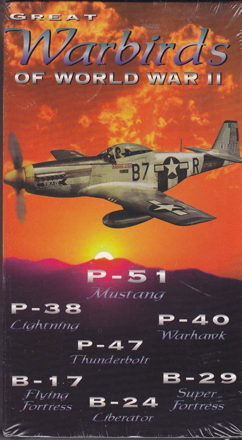 Buy Great Warbirds of World War II: P-51 Mustang, P-38 Lightning, P-40