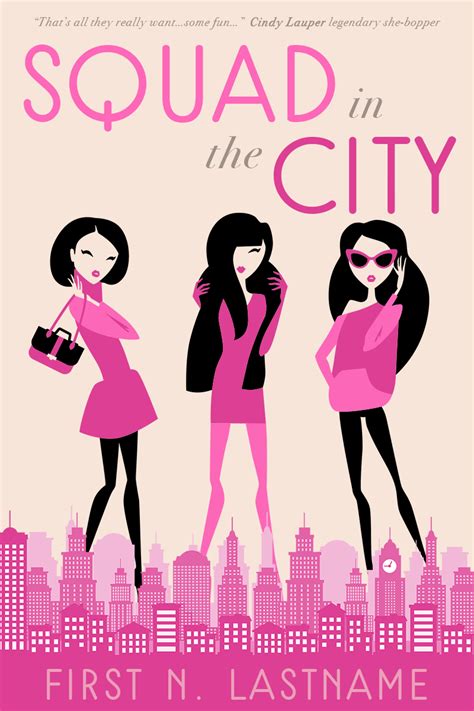 Ya Fashion Chick Lit Premade Book Cover Squad In The City