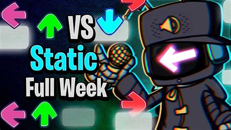 Vs Static Full Weeks Update Friday Night Funkin Fnf Mods Diálogos En