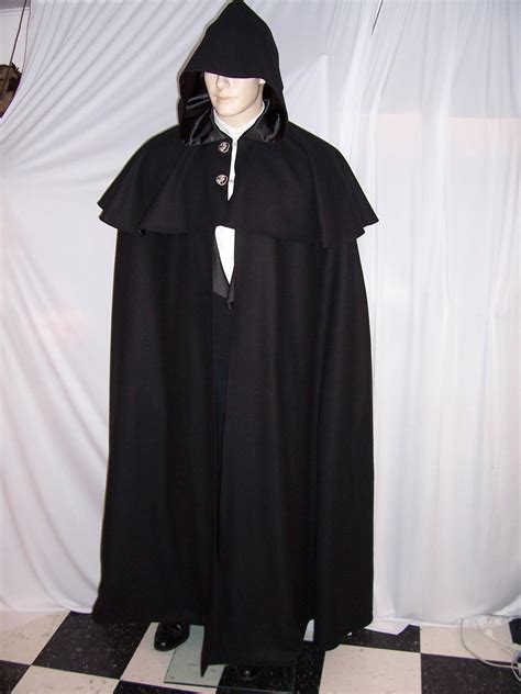 Costumes By Design Black Cloak Formal Evening Wear Victorian Costume