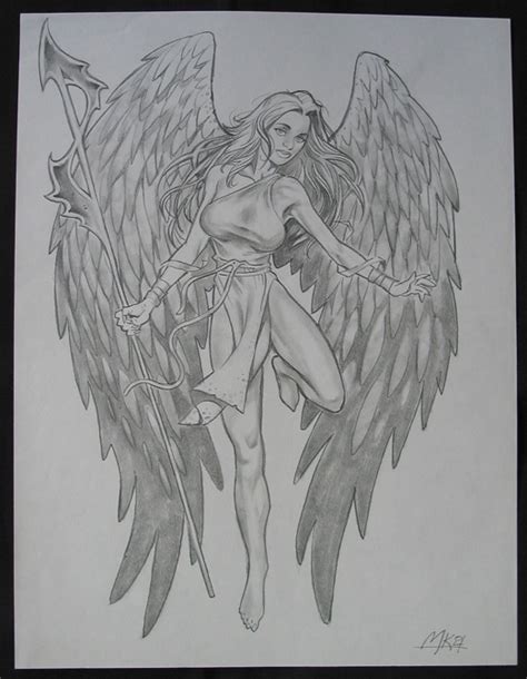 Angel Girl High Quality Drawing Drawing Skill