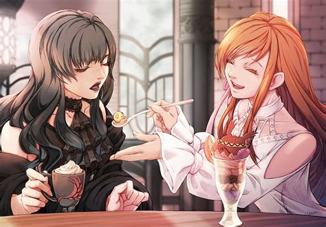 1920x1080px 1080p free download gaia ryne final fantasy xiv eating dessert cute gothic