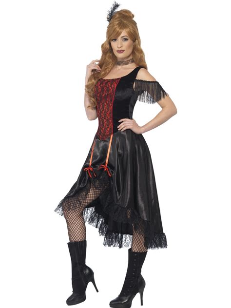 Adult Saloon Girl Costume 45507 Fancy Dress Ball