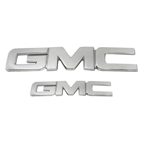 Ami® 96510c Gmc Style Chrome Grille And Tailgate Emblems