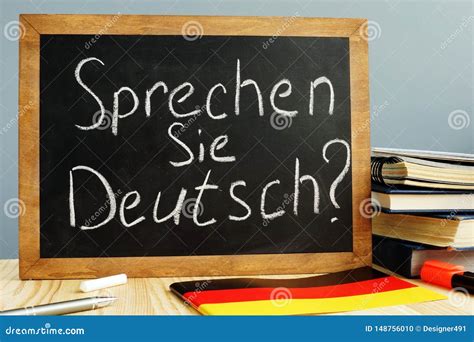 Sprechen Deutsch German Is Spoken Royalty Free Stock Photo