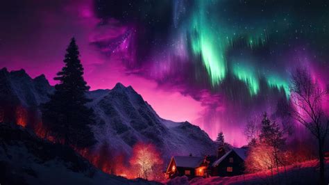 Northern Lights Aurora Borealis 4k 7011l Wallpaper Pc Desktop