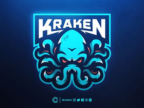 Kraken Mascot Logo By Alec Des Rivières On Dribbble