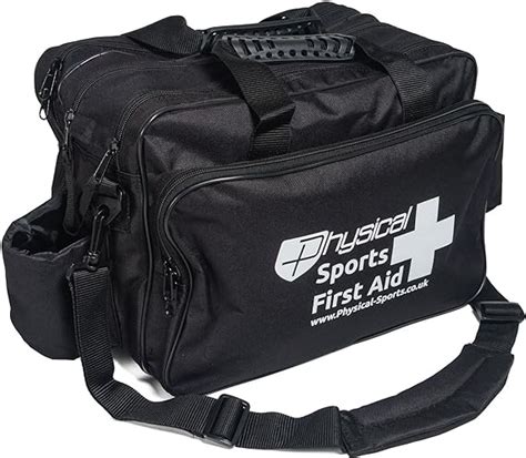 Physical Sports First Aid Holdall Bag Black Uk Health