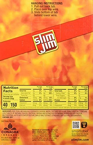 Slim Jim Original 1 Pack 120 028 Oz Each Pricepulse