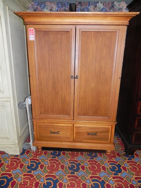 Decorative wood armoire- $199 perfect as is, or a DIYers dream! www.youcanaffordmore.com 478-992 ...
