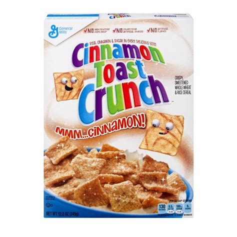 General Mills Cinnamon Toast Crunch Cereal 12oz Box Garden Grocer