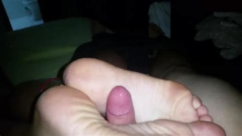 solejob from wife on bed xhamster